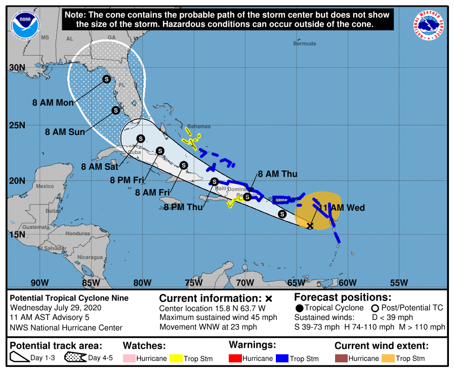 Potential Tropical Cyclone 9
